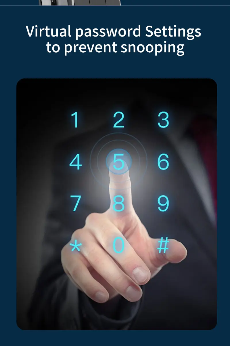 Fingerprint Waterproof Outdoor Garden Lock